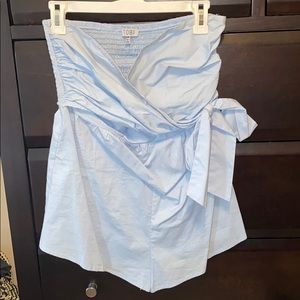 Baby blue romper